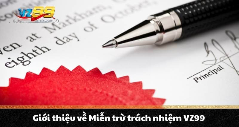 MIỄN TRỪ TRÁCH NHIỆM VZ99 1 Giới thiệu về Miễn trừ trách nhiệm VZ99